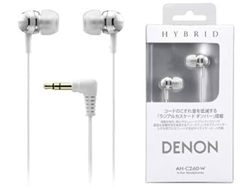 Amazon.co.jp: Denon インナーイヤーヘッドホン ホワイト AH